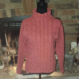 Orvis Women's 100% Shetland Sweater - Coral